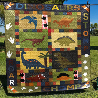 Dinosaur CLA0910200Q Art Quilt