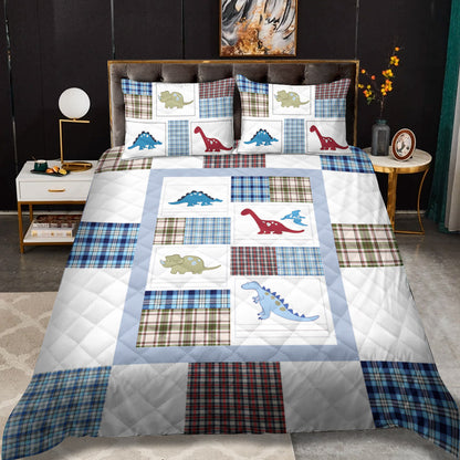 Dinosaur CLA3009150B Quilt Bedding Set
