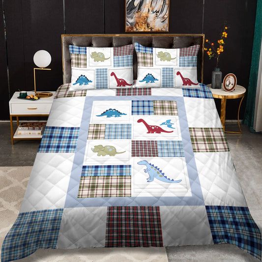 Dinosaur CLA3009150B Quilt Bedding Set