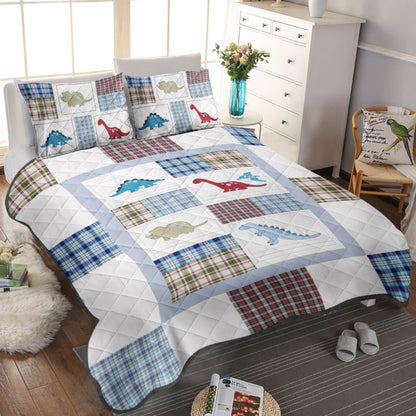Dinosaur CLA3009150B Quilt Bedding Set
