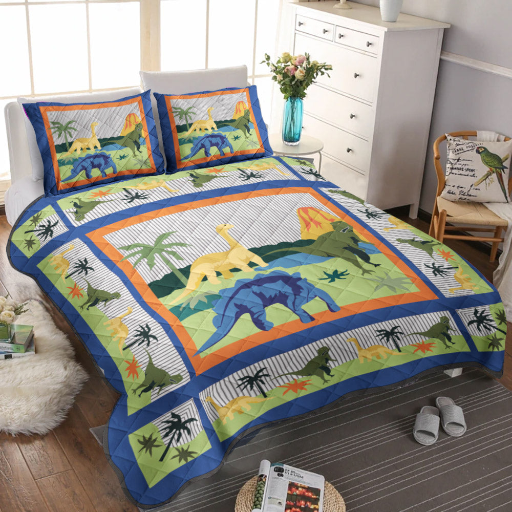 Dinosaur CLA3009159B Quilt Bedding Set