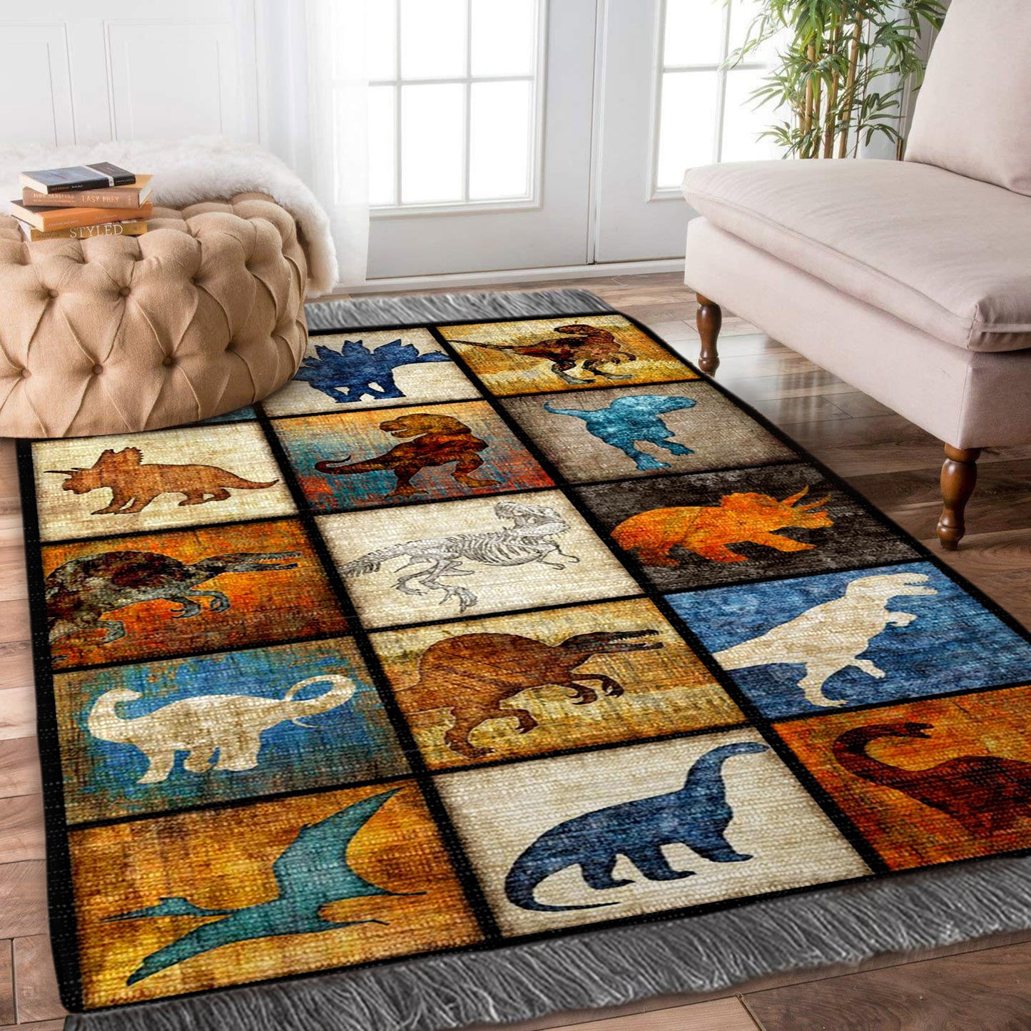 Dinosaur HM1609047F Decorative Floor-cloth