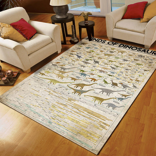 Dinosaur Kinds Of Dinosaurs CL16110185MDR Rug