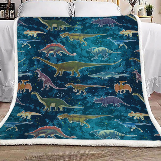 Dinosaur TL1909054TT Sherpa Fleece Blanket