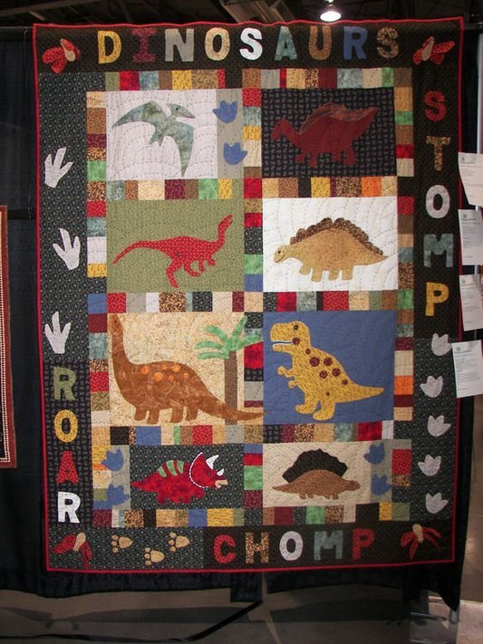 Dinosaurs CL16100210MDQ Quilt Blanket