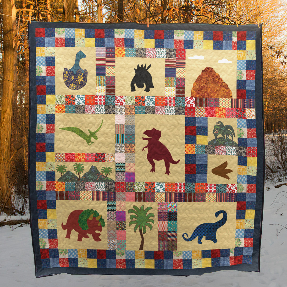 Dinosaurs CLT1810082H Quilt Blanket