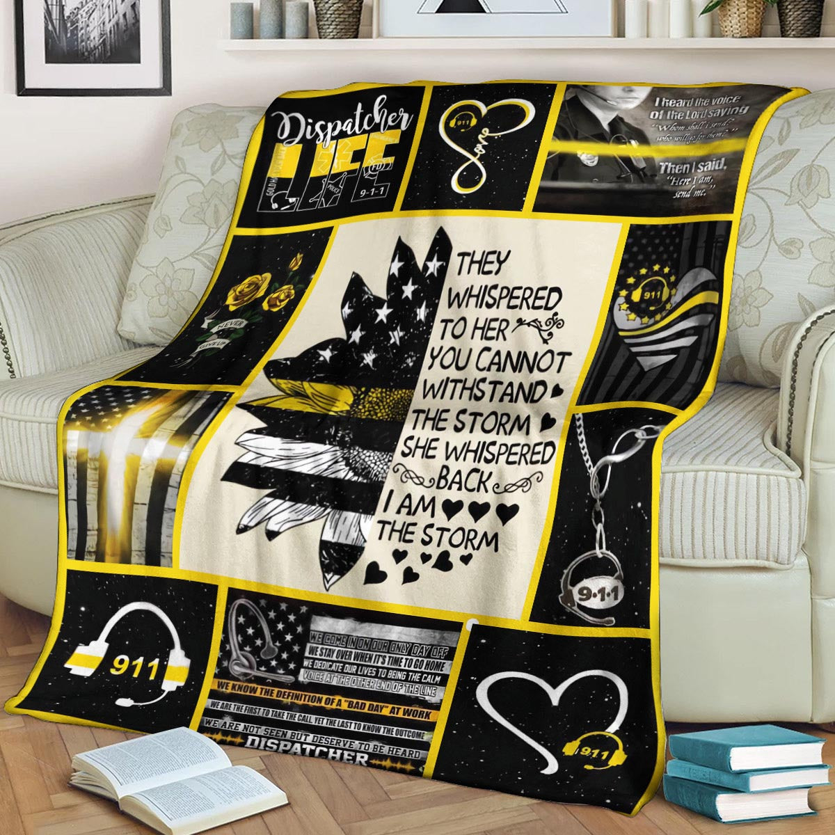 Dispatcher CL240831MD Sherpa Fleece Blanket