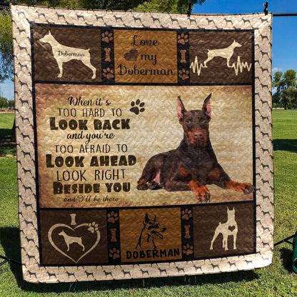 Doberman CL06120130MDQ Quilt Blanket