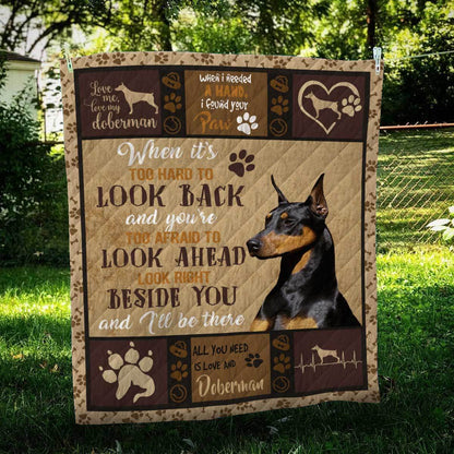 Doberman CL09100100MDQ Quilt Blanket