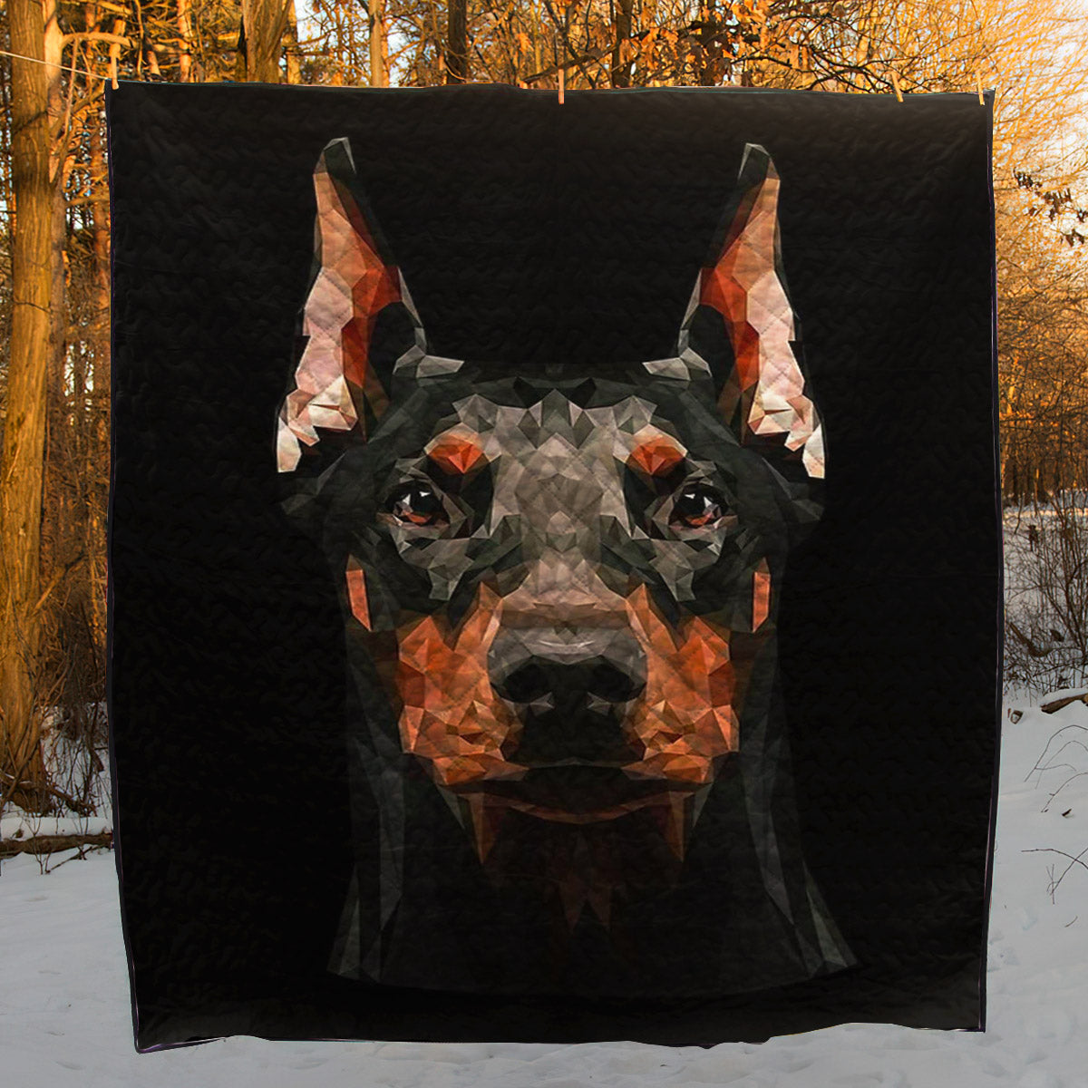 Doberman CLA05120943Q Quilt Blanket