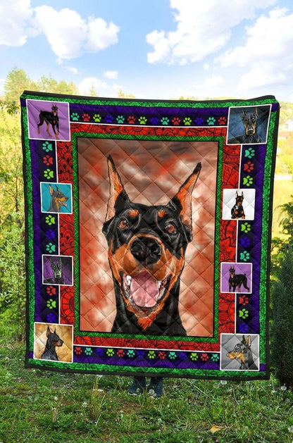 Doberman CLA3010022Q Quilt Blanket