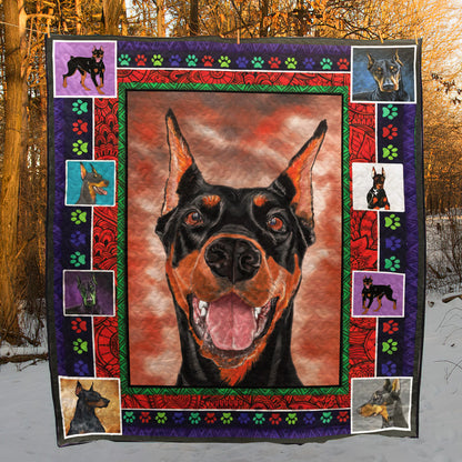 Doberman CLA3010022Q Quilt Blanket