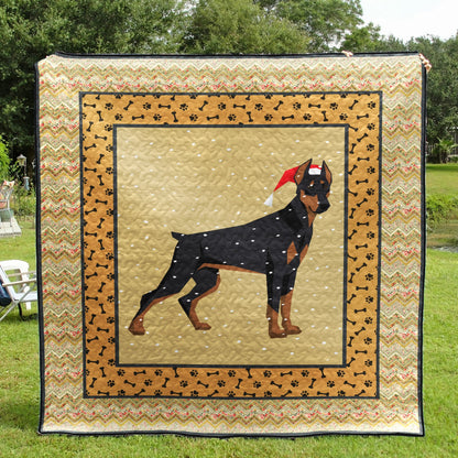 Doberman Pinscher Dog TD2709297 Quilt Blanket