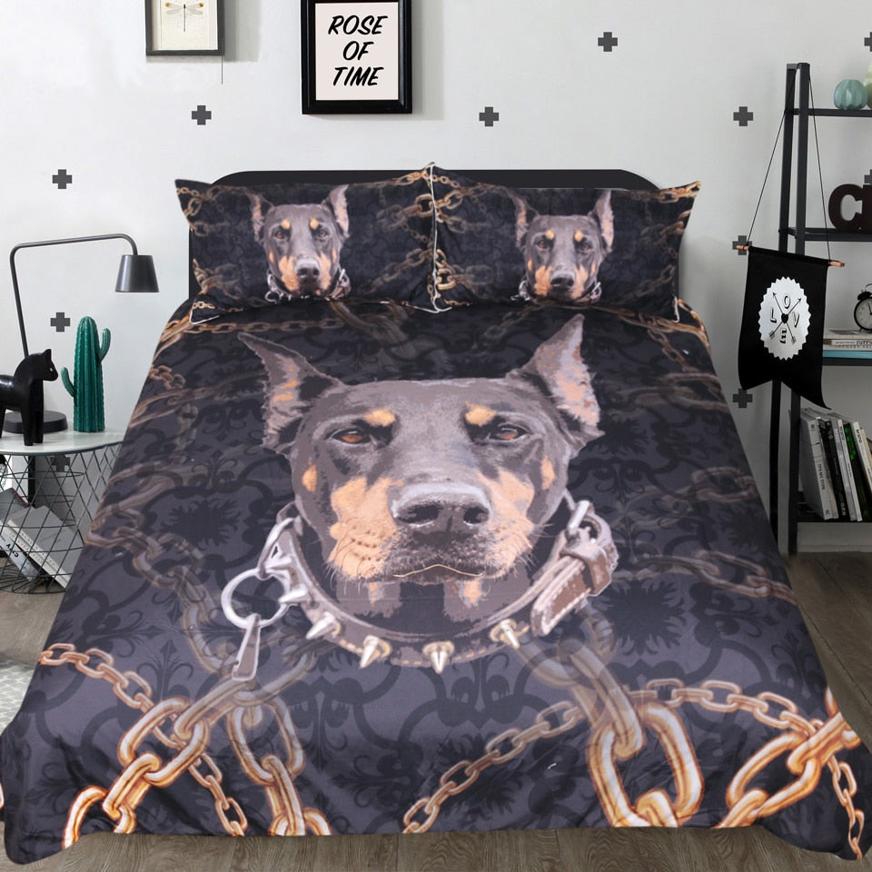Doberman 3D CLH1710011B Bedding Sets