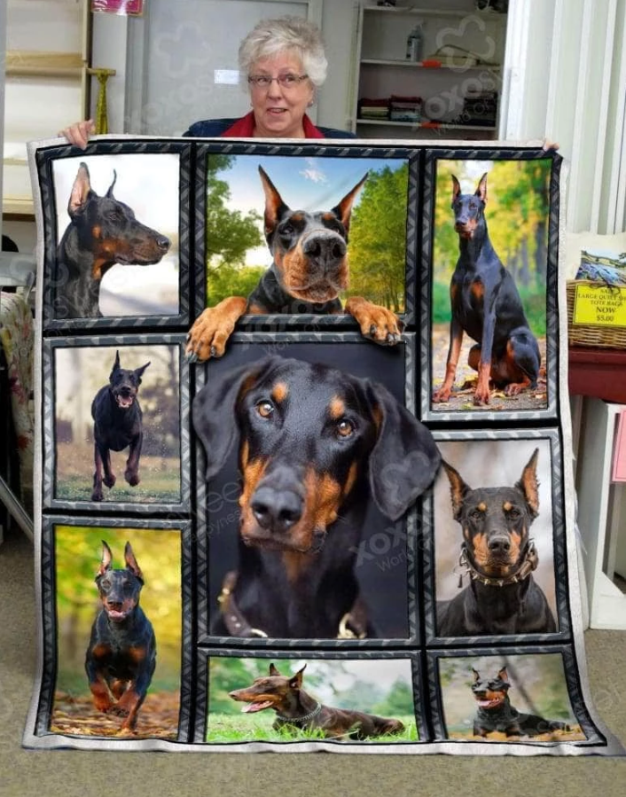 Doberman CLM3110115S Sherpa Fleece Blanket