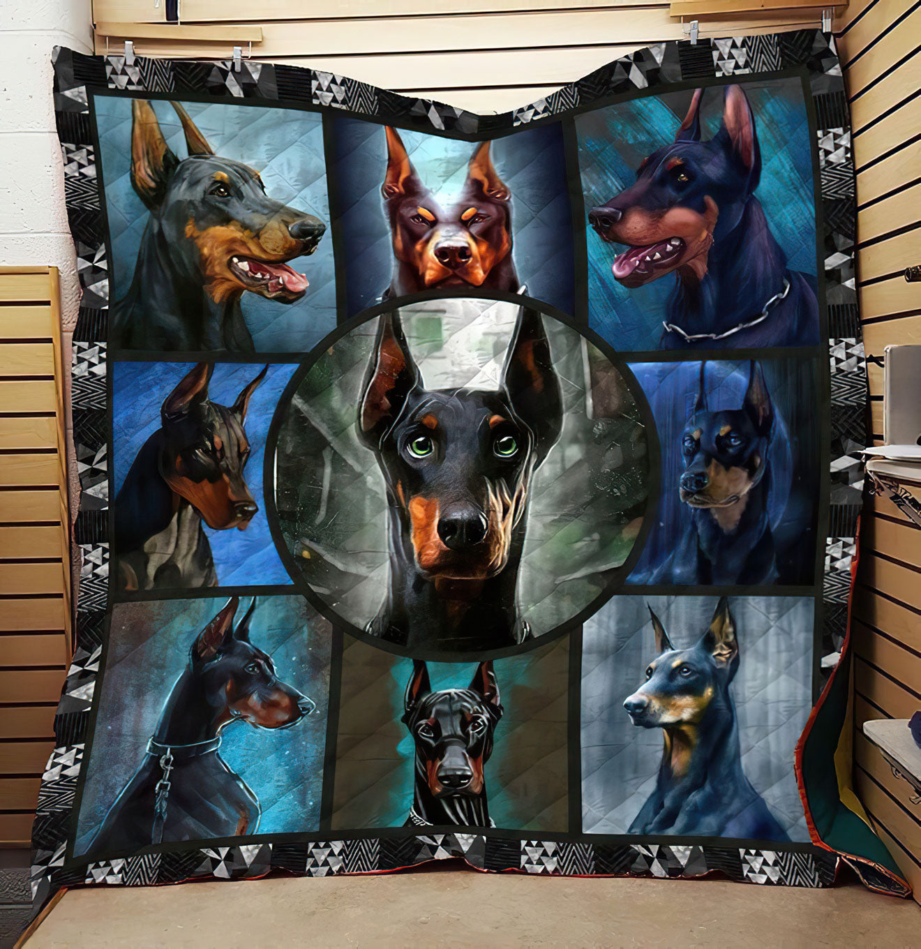 Dobermann ND271004 Quilt Blanket