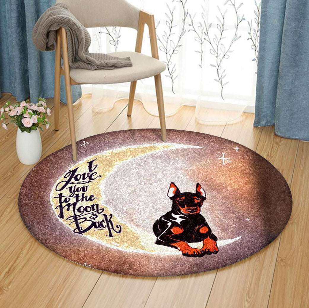 Dobermann HM300928TM Round Area Rug