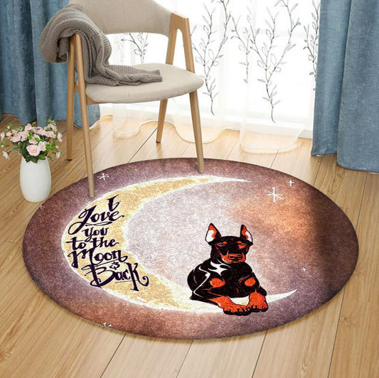 Dobermann HM300928TM Round Area Rug