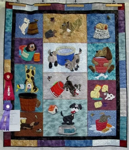 Dog CL280637 Quilt Blanket