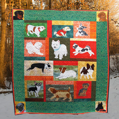 Dog CLM240624 Quilt Blanket