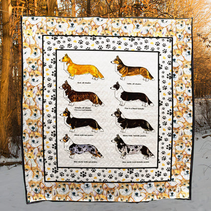 Dog Corgi TD2709329 Quilt Blanket