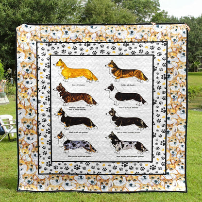 Dog Corgi TD2709329 Quilt Blanket