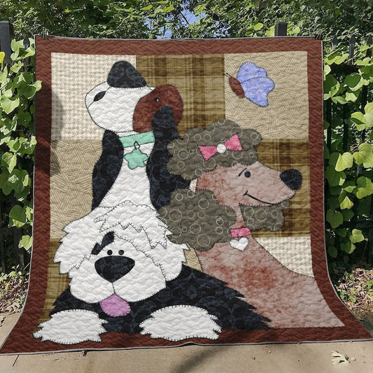 Dog HM240609 Quilt Blanket