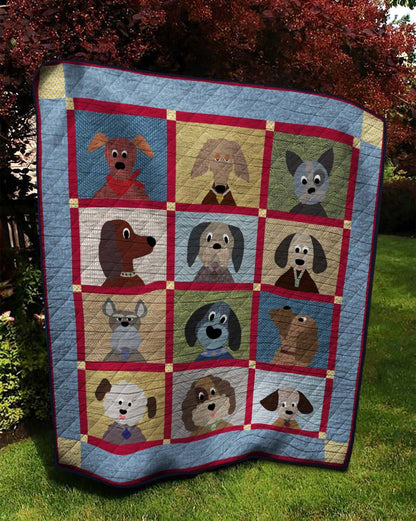 Dog HT140508 Quilt Blanket