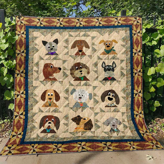 Dog HT190610 Quilt Blanket