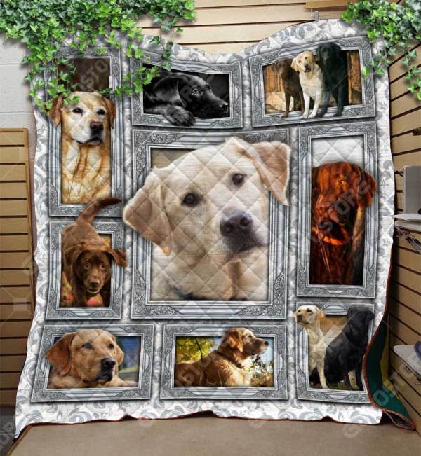 Dog Labrador Retriever Art CL16110102MDQ Quilt Blanket