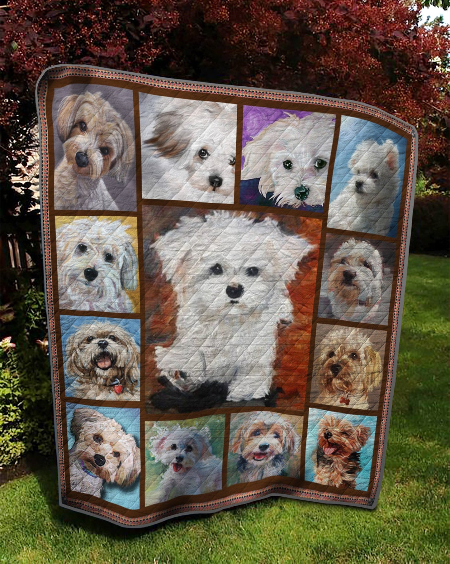 Dog Maltese TD13110192 Quilt Blanket