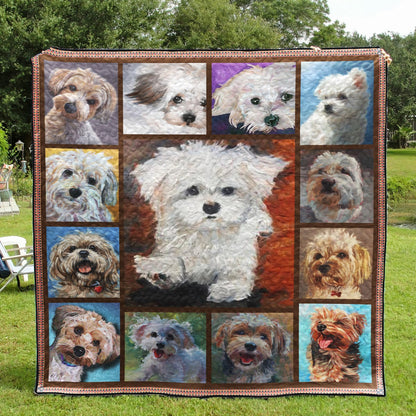 Dog Maltese TD13110192 Quilt Blanket