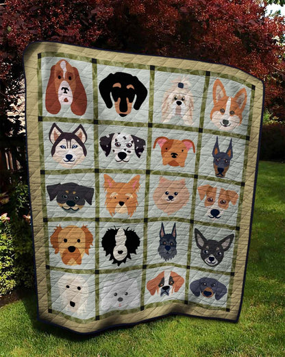 Dog NN140510 Quilt Blanket
