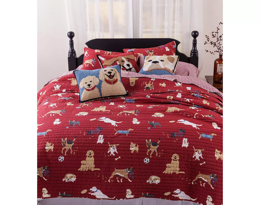 Dog Park CLA22101548B Quilt Bedding Set