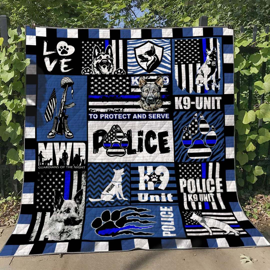 Dog Police HM060607 Quilt Blanket