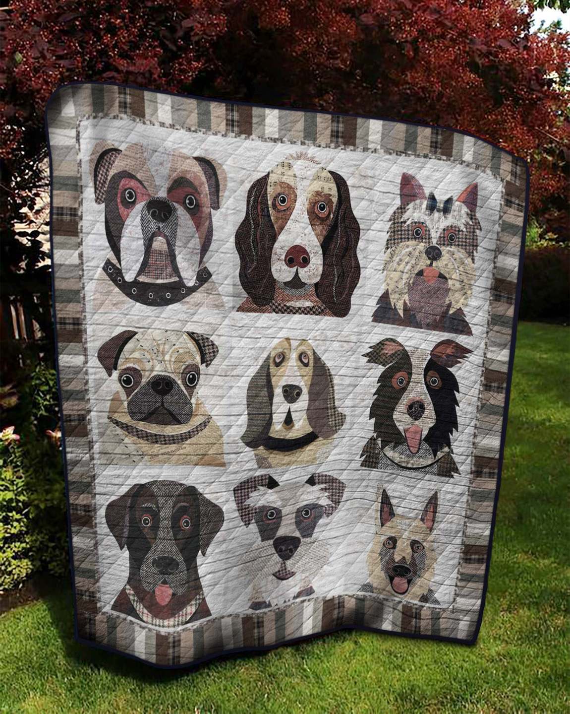 Dog QV150512 Quilt Blanket