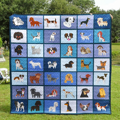 Dog TD2709302 Quilt Blanket