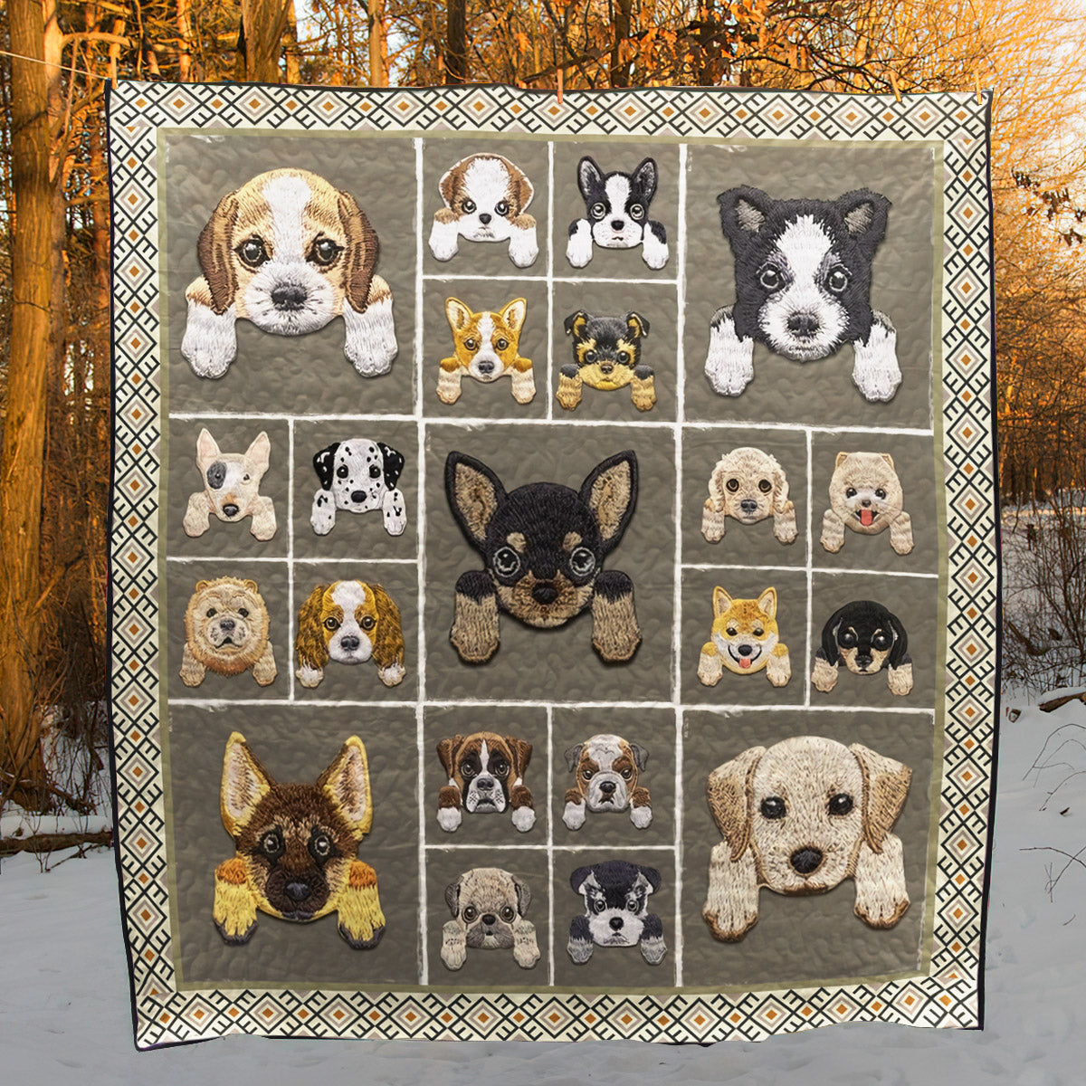 Dog YH3010058 Quilt Blanket