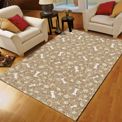 Dog Bone Paw CLA15100266R Rug