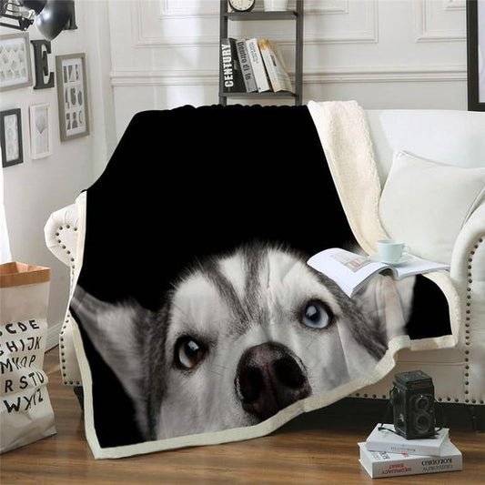 Dog CLA0910261F Sherpa Fleece Blanket