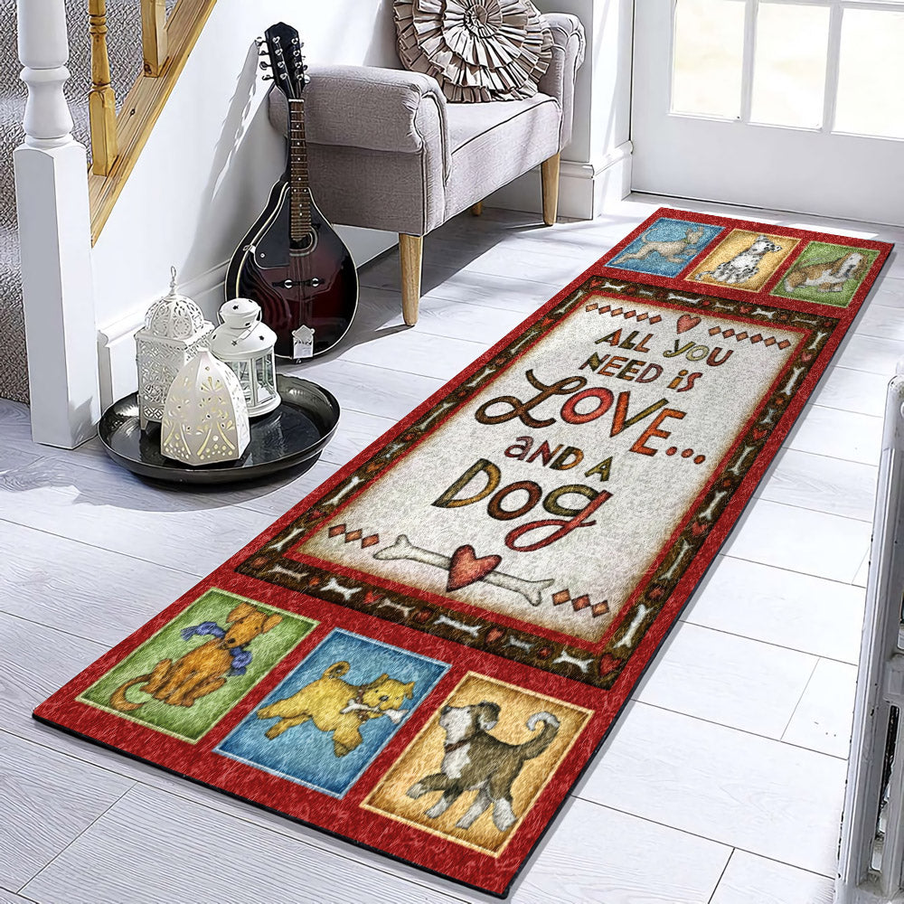 Dog Lover DD1610053RU Runner Rug