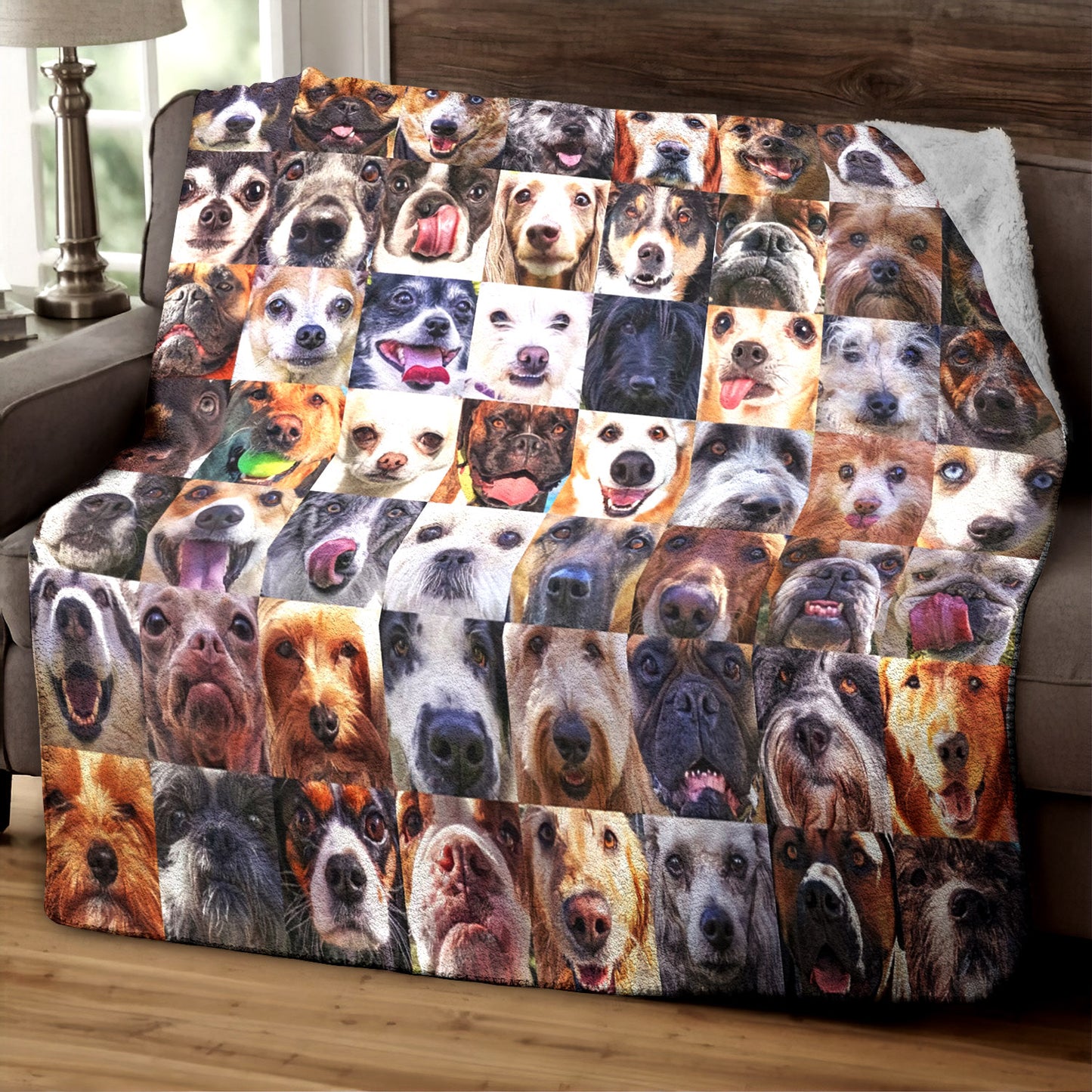 Dog TT0709041TM Sherpa Fleece Blanket