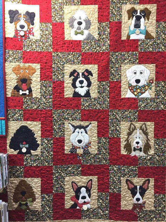 Dogs CLA2810204Q Quilt Blanket