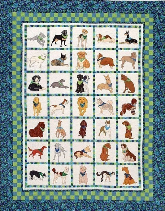 Dogs CLA290668 Quilt Blanket