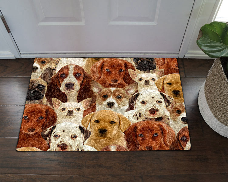 Dogs HN16100096D Non-slip Door mats