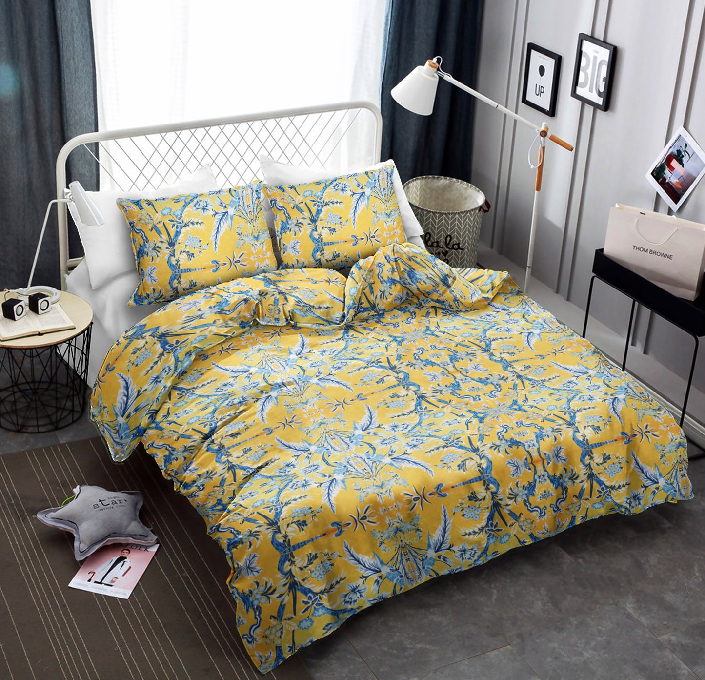 Dolores Yellow Blue CLA0611117B Bedding Sets