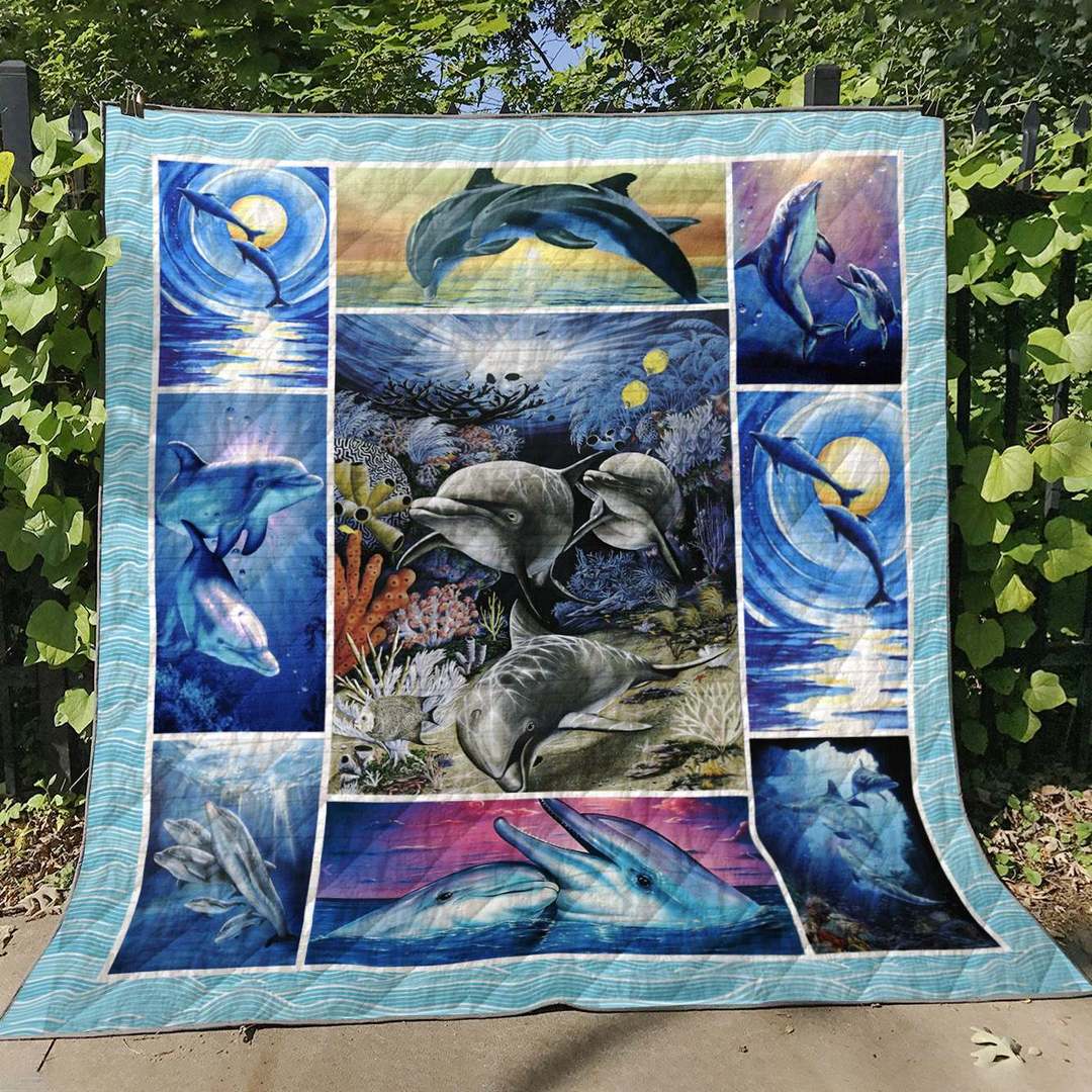 Dolphin BT140604 Quilt Blanket