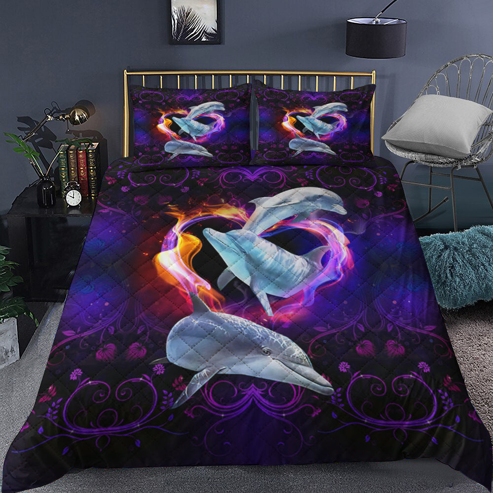 Dolphin Quilt Bedding Set MT0410002