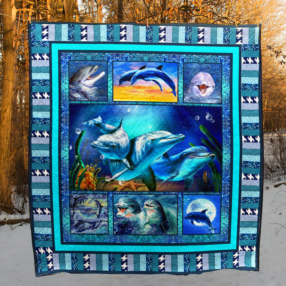 Dolphin YH3010069 Quilt Blanket