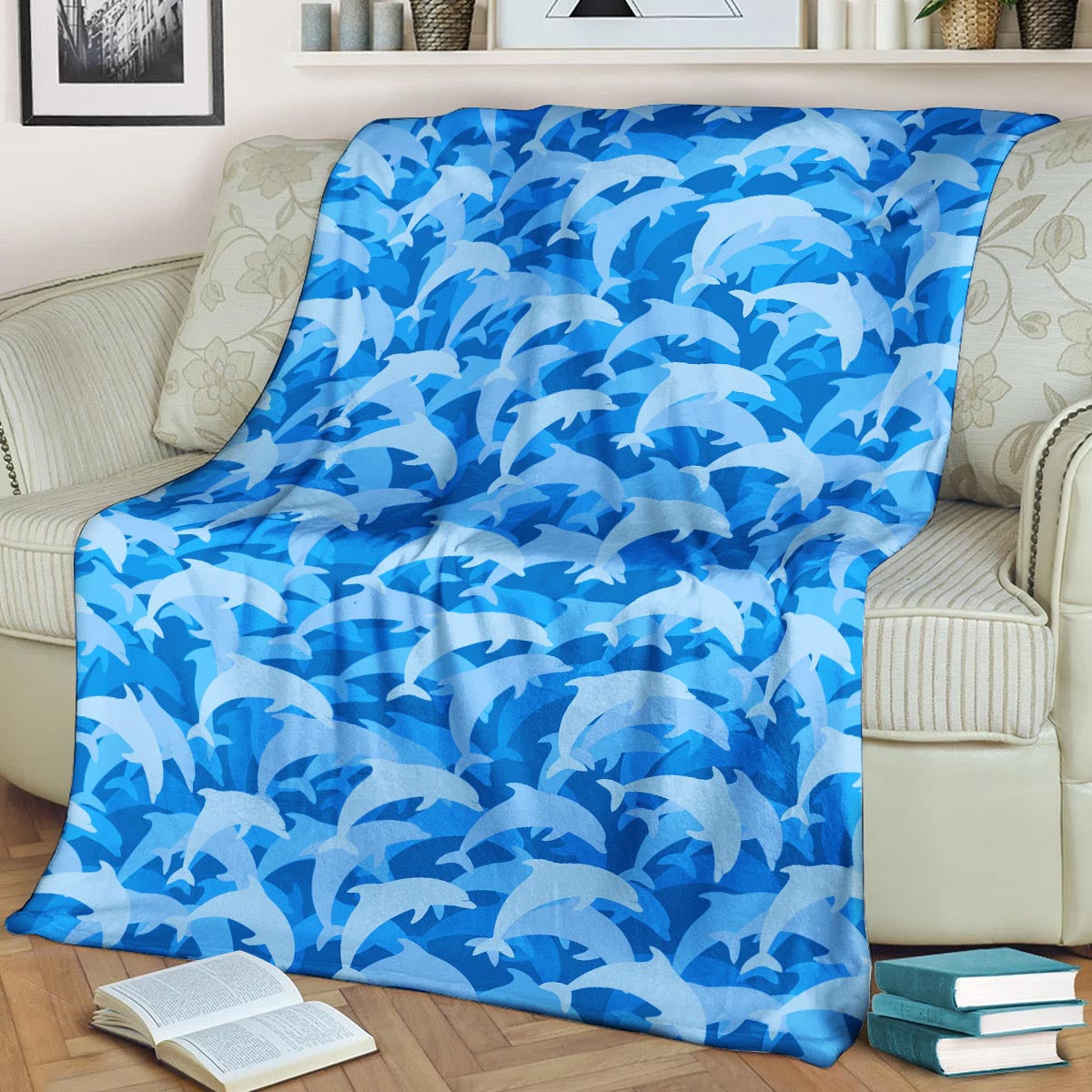 Dolphin NN0809064TT Sherpa Fleece Blanket